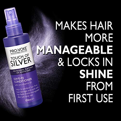 PROVOKE Touch Of Silver Leave-in Conditioner 150 ml, Protects Against Heat Damage and Split Ends - Image 5