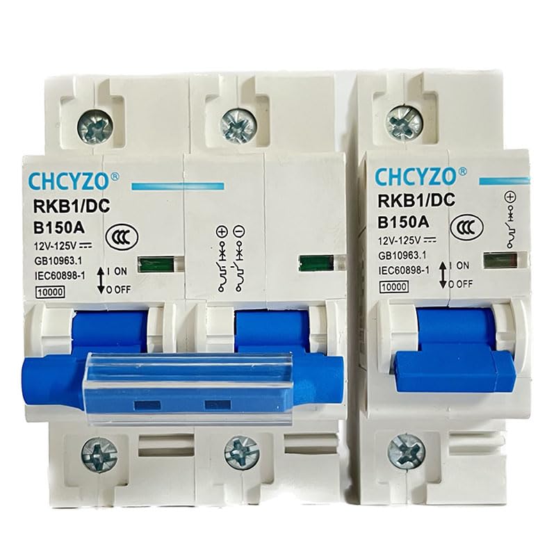 Interruttore Magnetotermico Interruttore Automatico DC MCB 1P/2P 12V 24V 36V 48V 60V 72V 96V 120V Mini Isolato100A 125A 150A 200A 250A Interruttore Differenziale(2P,200A)