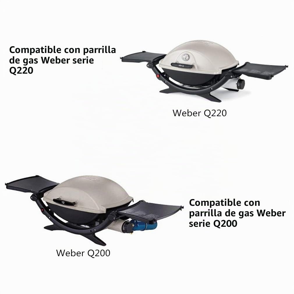 onlyfire Quemador del Acero Inoxidable para Weber Q200/Q2000 Parrilla del Gas (Pieza de Repuesto de 69956)