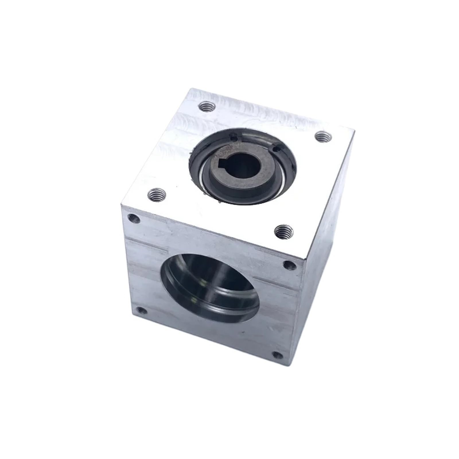 Angle Steering 1 to 1 Right Angle Reversing Gearbox 8mm Keyway Hole Bevel Gear Corner Device Single Output Shaft Commutator Driving Change