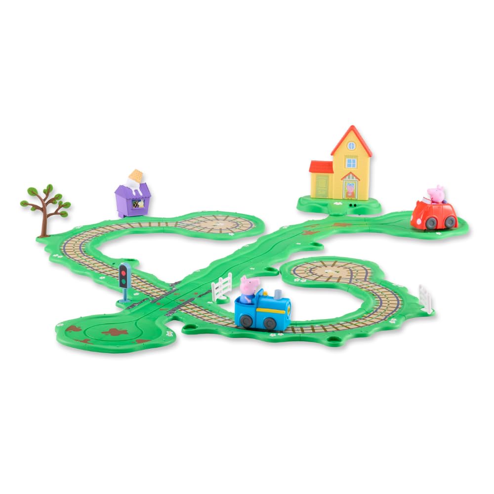Świnka Peppa Circuit Pociąg i samochód