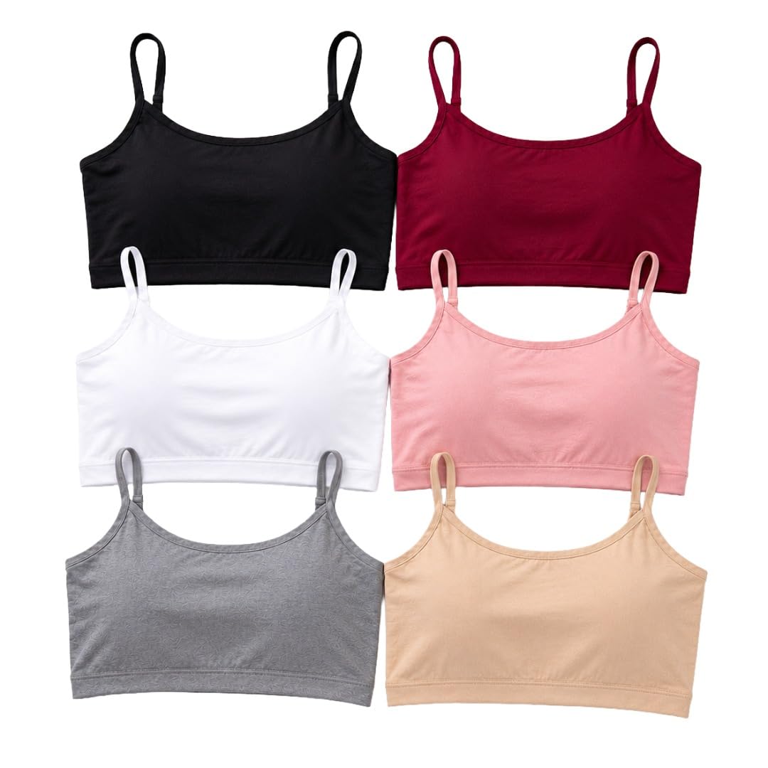 Pack of 6 Magic Bra for Women | Seamless Wireless Push Up Bra | Soft Comfortable Stretchable Innerwear Multicolour-image-17