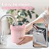 BRIOBITE Soft Serve Ice Cream Maker Machine Rechargeable Compact for Homemade Gelato,Sorbet & Frozen Yogurt, Stylish Pink Design,Perfect for 1-2 Servings,Best Gift for Couples & Families