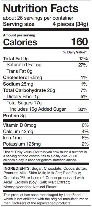 Miniatura 7 de Miniatures - Barras de caramelo de chocolate surtidas  OSCURO ESPECIAL, chocolate con leche (bolsa de 2 libras  aprox. 100 unidades)