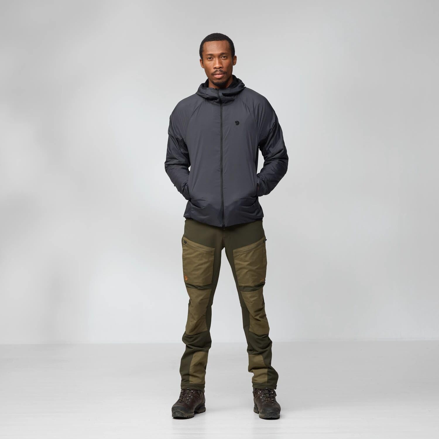 Fjällräven Keb Thermal Men's Wind Jacket - Wind and Water Resistant, Insulated, Lightweight Fabric- Hiking, Trekking