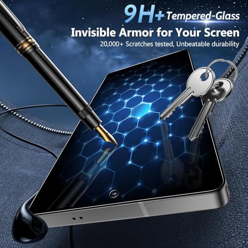 Image of Privacy / Anti-Spy Military-Grade Gorilla Tempered Glass Screen Protector Compatible for Samsung Galaxy S25 Ultra 5G with Edge to Edge Coverage and Easy Self Installation kit (Samsung Galaxy S25 Ultra 5G)