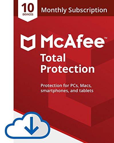 McAfee Total Protection 2020 Antivirus Internet Security Software, 10 Device Password Manager, Parental