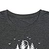 Women's Murderino Arrow Graphic Cute T Shirt Letter Printed Short Sleeve Tees Casual O-Neck Tops Size Large (Grey)