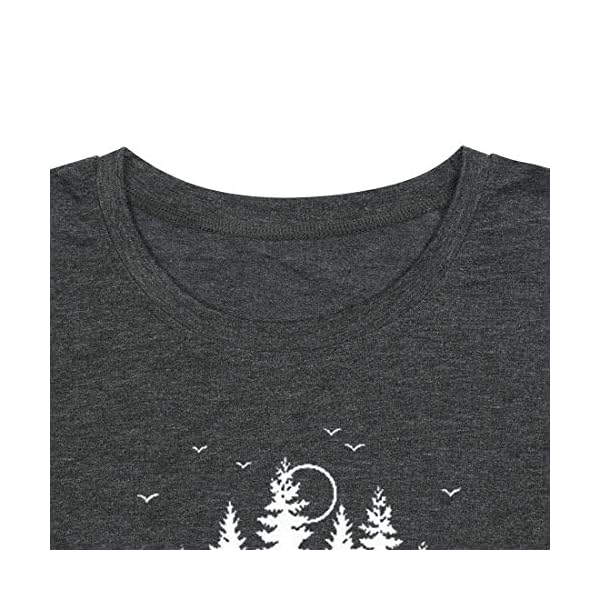 Women's Murderino Arrow Graphic Cute T Shirt Letter Printed Short Sleeve Tees Casual O-Neck Tops Size Large (Grey)
