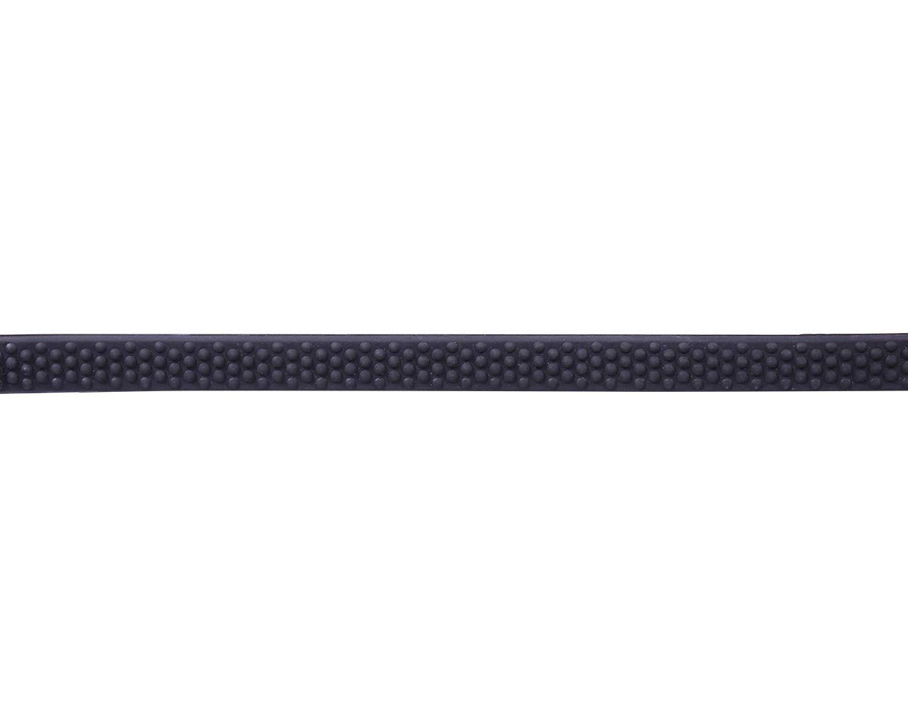 Rênes en cuir avec super grip antidérapant pour les poils super flexibles (extra complètes, noires)