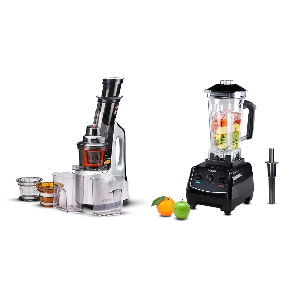 Buy AGARO Imperial 240Watt Slow Juicer with Cold Press Technology