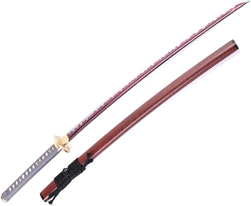 Miniatura 33 de siwode Katana hecha a mano de espiga completa, afilada, aleación Tsuba japonesa samurái, acero de alto carbono 1060, T10 1095, 40 pulgadas