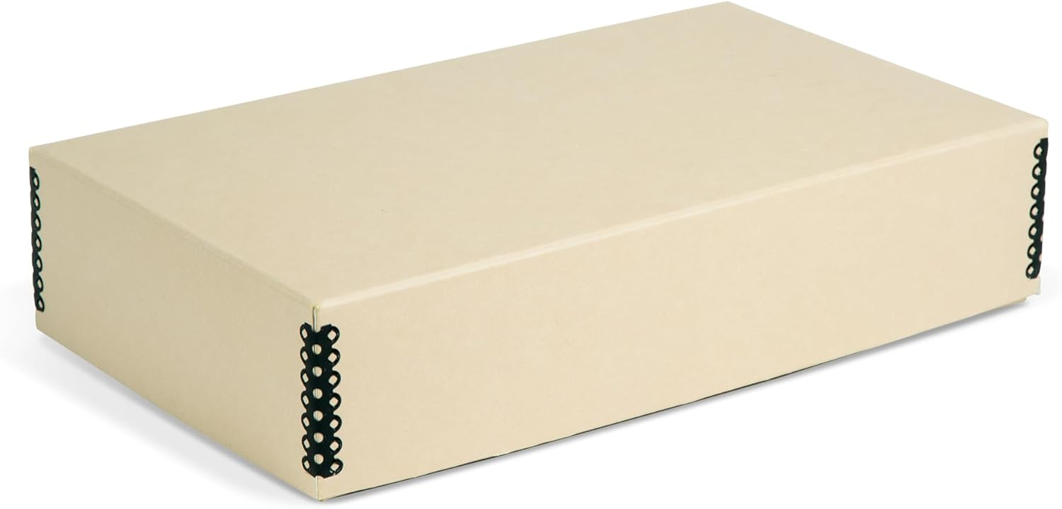 Gaylord Archival Tan Slide File Box - Holds up to 600 Slides!