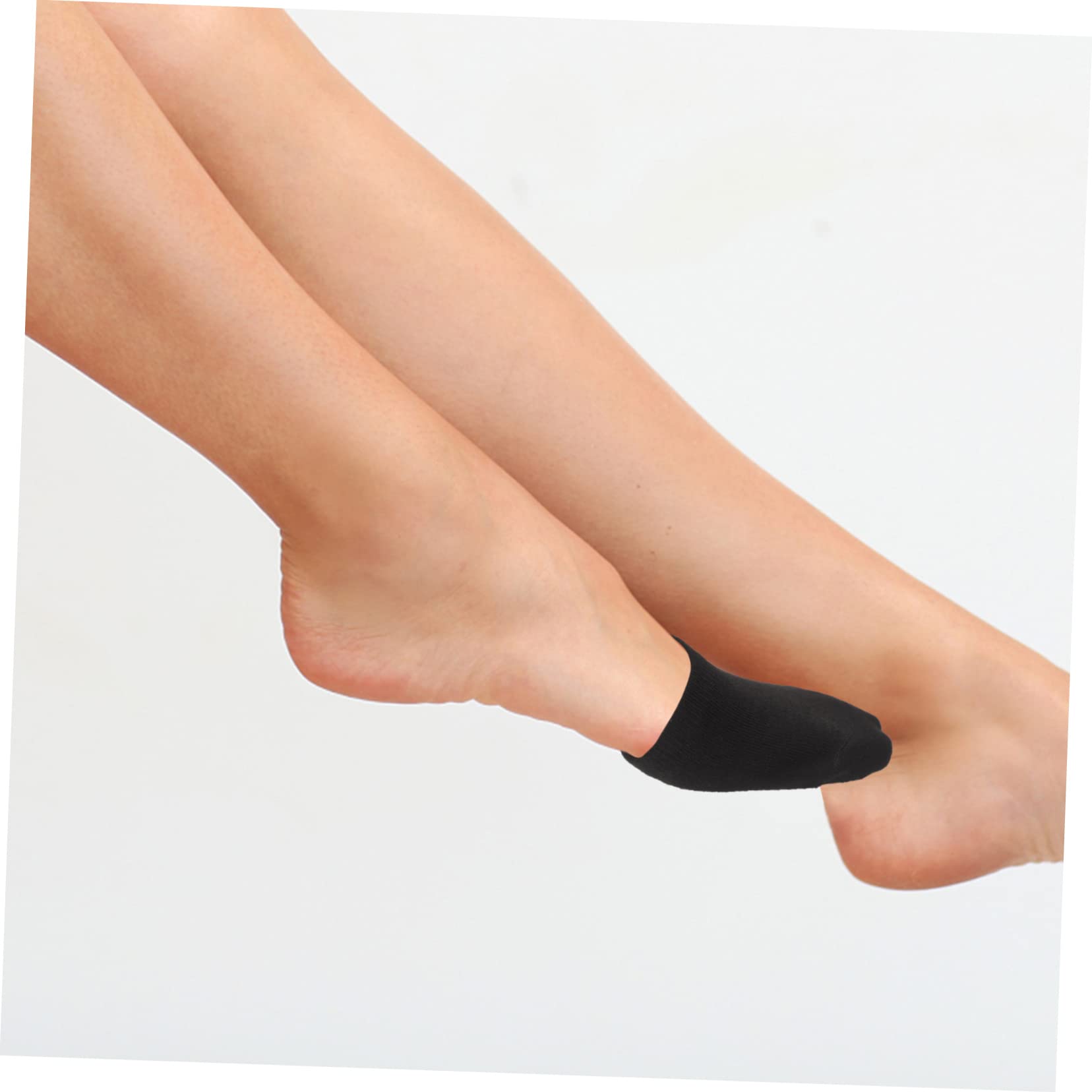 Mobestech 20 Paar halbe Socken damensocken women socks Hochhackige Leichte baumwoll hautfreundlich Frontpolster Bodenmatte Frau Einlegesohle Baumwolle Weiß
