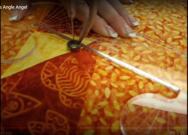 Gabarit d'angle pour machine longarm atelier couture 3/16