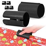 2Pack Wrapping Paper Cutter β Includes 4 Replaceable Blades for Effortless Gift Wrapping | Smooth Sliding Unique Design for Birthday, Christmas & Holiday Paper Rolls