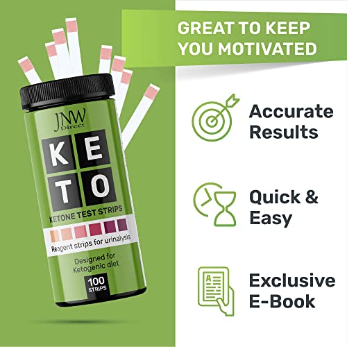 Ketone Test Strips, 100 Keto Test Strips For Keto, Low