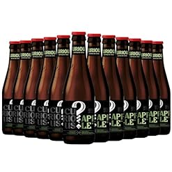 Buy Curious Brewery Curious Apple Cider 5.2% ABV – 12 x 330ml Glass Bottles – Twelve Green Bottles