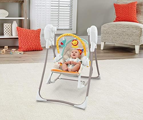 Fisher-Price BFH07 3’ü 1 Arada Salıncak, Bebek Koltuğu, Sallanan Sandalye, Oyuncak Barı Dahil - Görsel 7