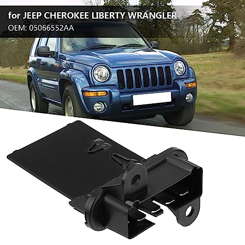 Image of Blower Motor, Motor Heater Fan Blower Control Resistor for Cherokee Liberty for 05066552AA 929433R Air Conditioning System