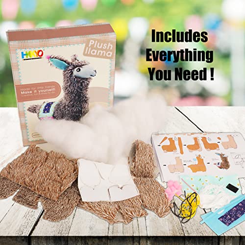 HKKYO-Arts-and-Crafts-for-Kids-Ages-8-12-Llama-Sewing-Kit-for-Kids-Make-Your-Own-Stuffed-Animal-Kit-Alpaca-Craft-Sewing-Kit-DIY-Plush-Craft-Supplies HKKYO-Arts-and-Crafts-for-Kids-Ages-8-12-Llama-Sewing-Kit-for-Kids-Make-Your-Own-Stuffed-Animal-Kit-Alpaca-Craft-Sewing-Kit-DIY-Plush-Craft-Supplies