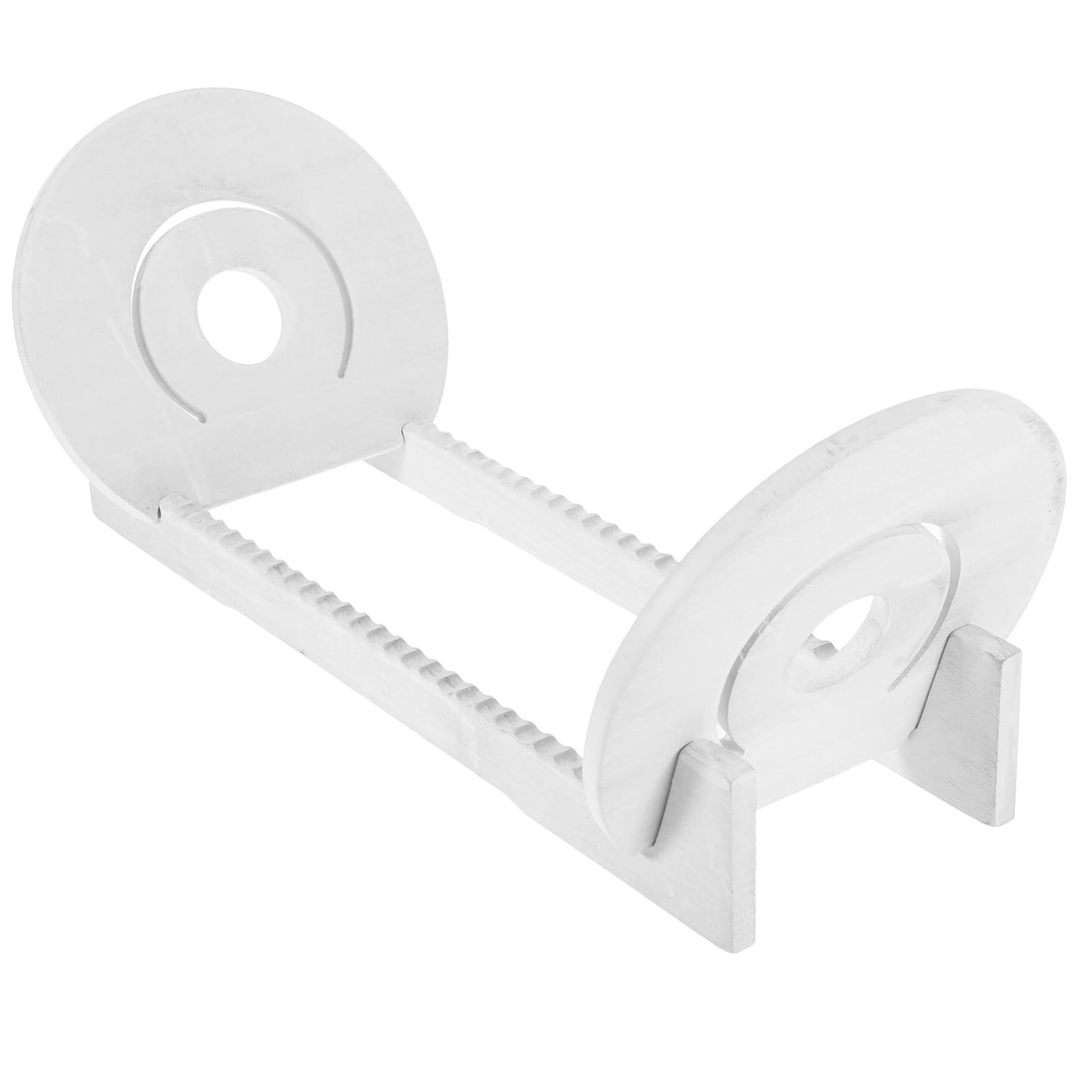 SEWACC Tabletop Vinyl Record Holder Rustic Wood CD Display Stand for Home Capacity Album Storage Rack Stylish Organizer for Living Room Office Decor