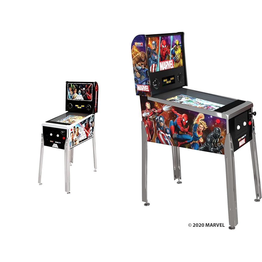 Arcade1Up Star Wars Digital Pinball Arcade 1Up Marvel Digital Pinball II - Electronic Games
