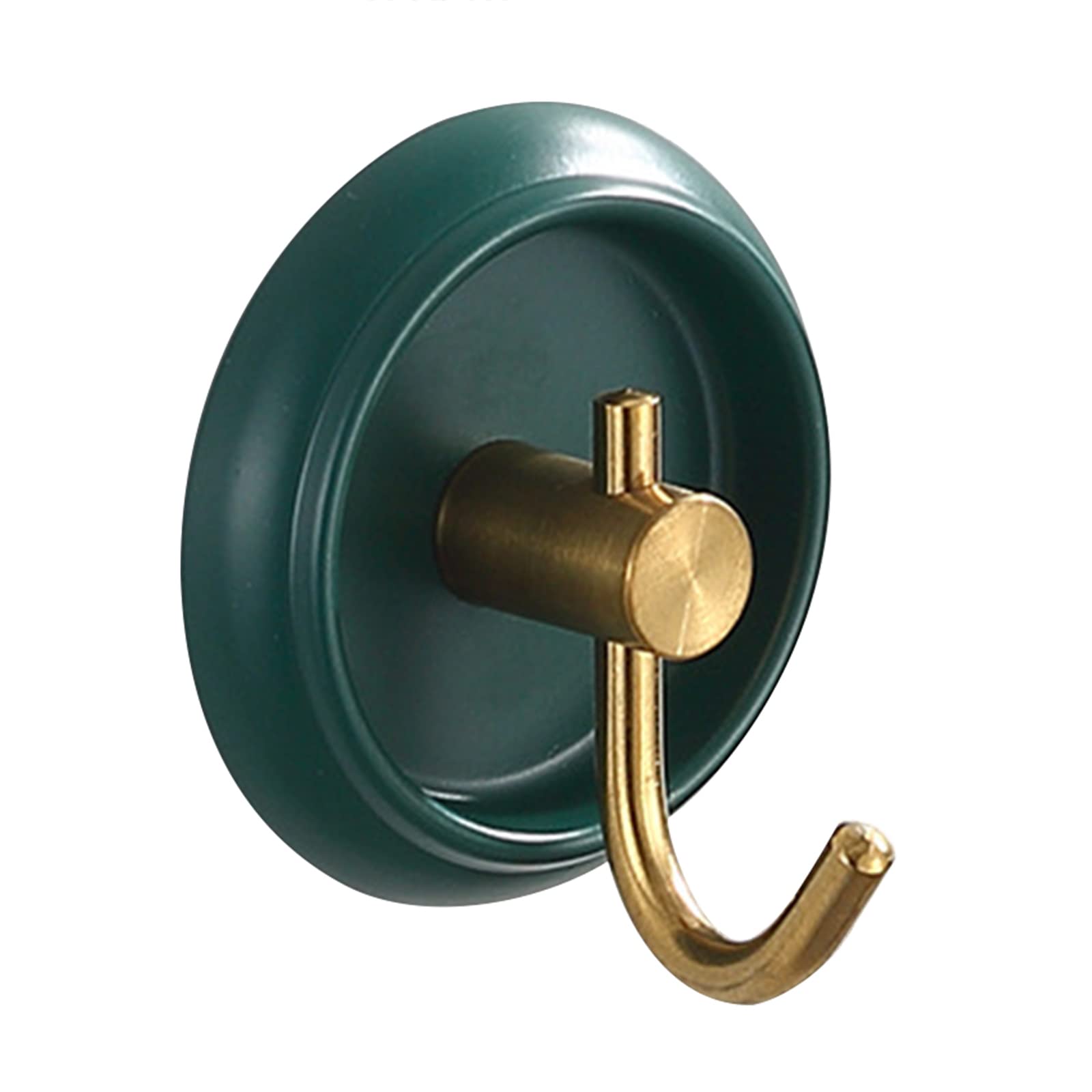 Yrohgkpn Green Gold Stainless Steel Hook Luxury Punch-Free Sticky Hook Bathroom Toilet Over Door Wall Robe Hanger Wall Coat Rack Coat Rack