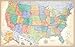Rand McNally Classic Edition U.S. Wall Map  Paper Rolled