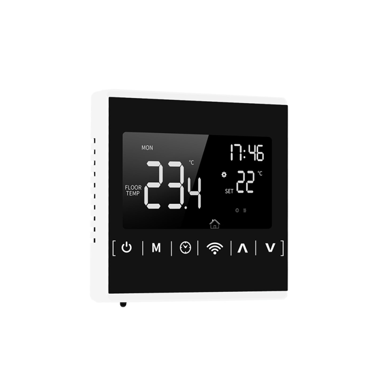 Inteligentny termostat Wifi woda/elektryczne ogrzewanie podłogowe/regulator temperatury kotła gazowego dla inteligentnego życia OszczęDza Energię I Koszty Ogrzewania(White Frame,Electric Heating)