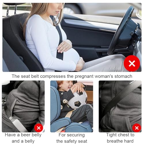 ZOPJUMA 2 Stück Auto Sicherheitsgurt Clip, Universal-Sicherheitsgurt-Einsteller, Autositz Gurtversteller, Gurtversteller Seat Belt Clips, Auto-Sicherheitsgurt-Clip-Einsteller, für Erwachsene, Kinder
