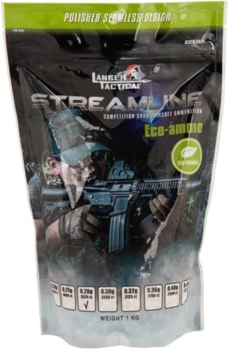 Miniatura 2 de Lancer Tactical Outdoor Field BBS Bulk White High FPS Performance -0.20g-0.28g - 3 Pack