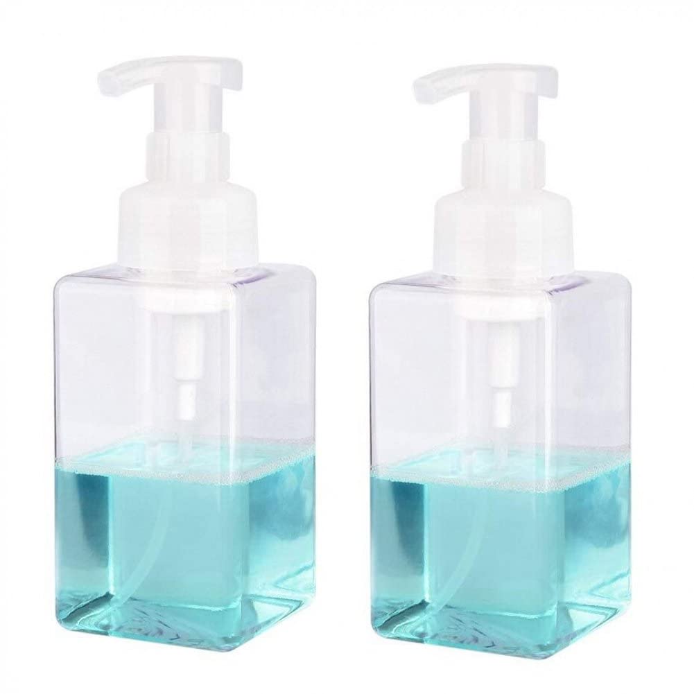 Dinntty Foaming Soap Dispenser 450ml Refillable Pump Bottle Empty Plastic Pump Bottle Container Hand Soap Dispenser