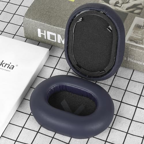 Geekria Replacement Ear Pads Compatible with Plantronics BackBeat GO 810 Wireless Headphones Ear Cushions, Repair Parts (Blue) - Image 4