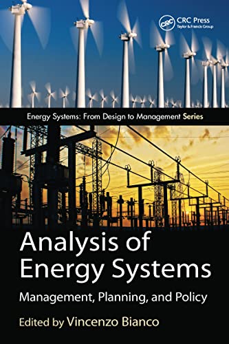 Analysis of Energy Systems: Management, Planning and Policy