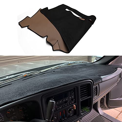 Shinehome Dashboard Cover Dash Mat Compatible With 1999-2006 Chevy Silverado Tahoe Avalanche Suburban Gmc Sierra Yukon Dash Covers Interior Dash Accessories Dash Board Protecter Cover #TOP3