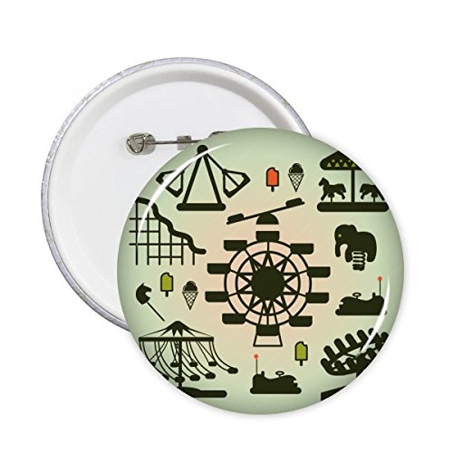 Badge rond Green Park pour personnaliser une veste en jean lors de vos sorties urbaines