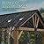 EAGLE PEAK 13x15 Hardtop Wood Gazebo, Outdoor Cedar Wood Frame Pavilion with Galvanized Steel Gable Roof for Patio, Deck, Backyard, Garden, Natural Wood/Black