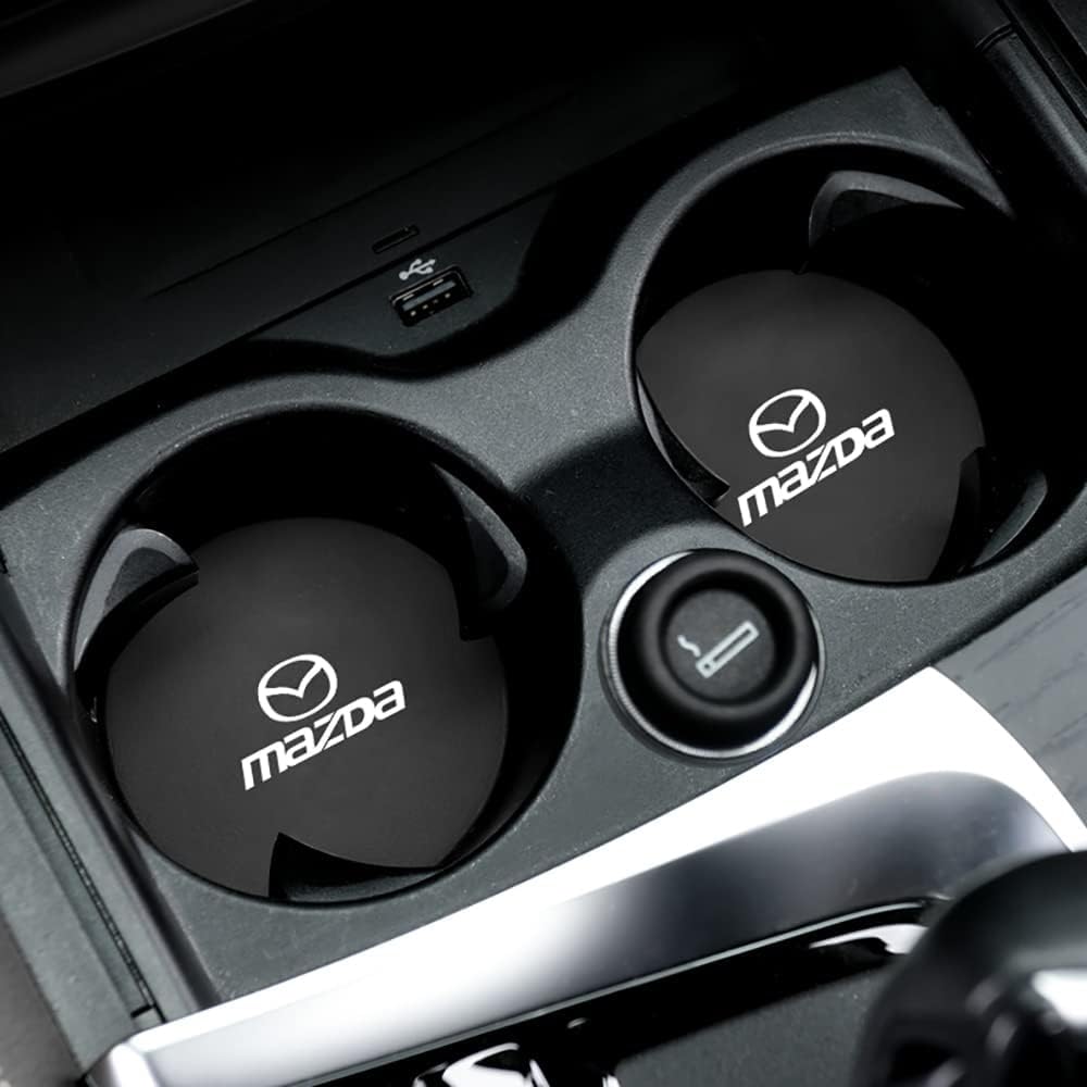 2 Stück Getränkehalter Untersetzer Für Mazda CX-5 2017-2023 - Antirutsch Cup Insert
