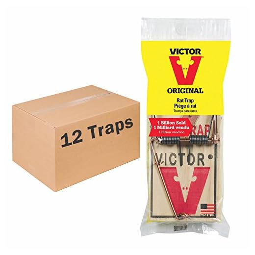 Victor Metal Pedal Rat Trap (Pack of 12)