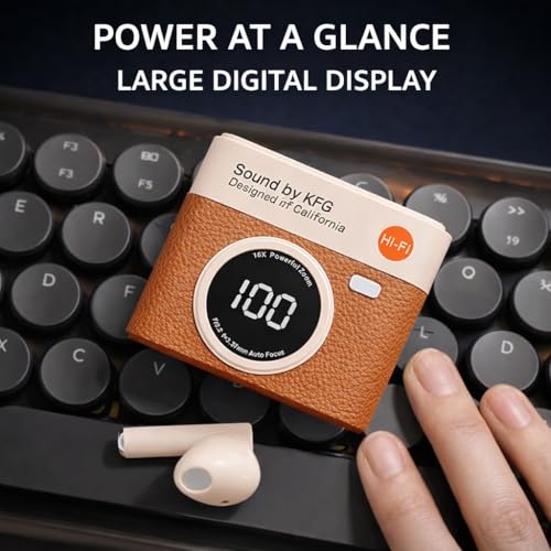Image of Q88 TWS Earbuds with Digital Display, BT 5.49+ENC for Clear Calling, Low Latency Gaming Wireless Headphone, 40 Hours Play, Immersive Sound, Touch Control, IPX4 & Voice Assistance.