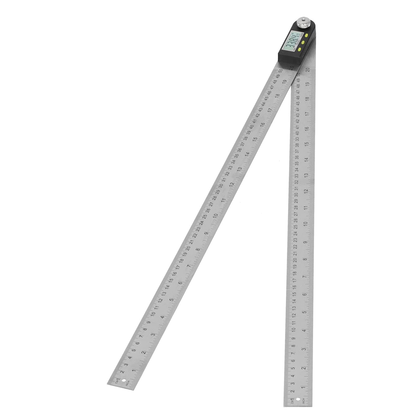 Digital Angle Finder Ruler 2 in 1 Strumento sportivo goniometro con display per automobili Ingegneria della lavorazione del legno (0-500mm)