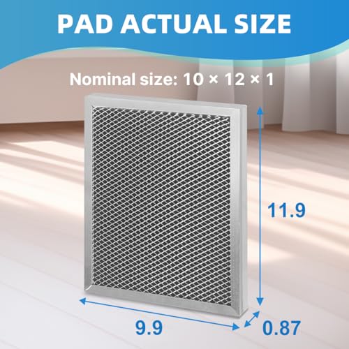 1830 5443 Washable MERV 8 Dehumidifier Replacement Filter Compatible with Whole-House Dehumidifiers 1850 1852 and Ventilation Models 8192 1819 Size 10 x 12 x 1 inch 2 Packs