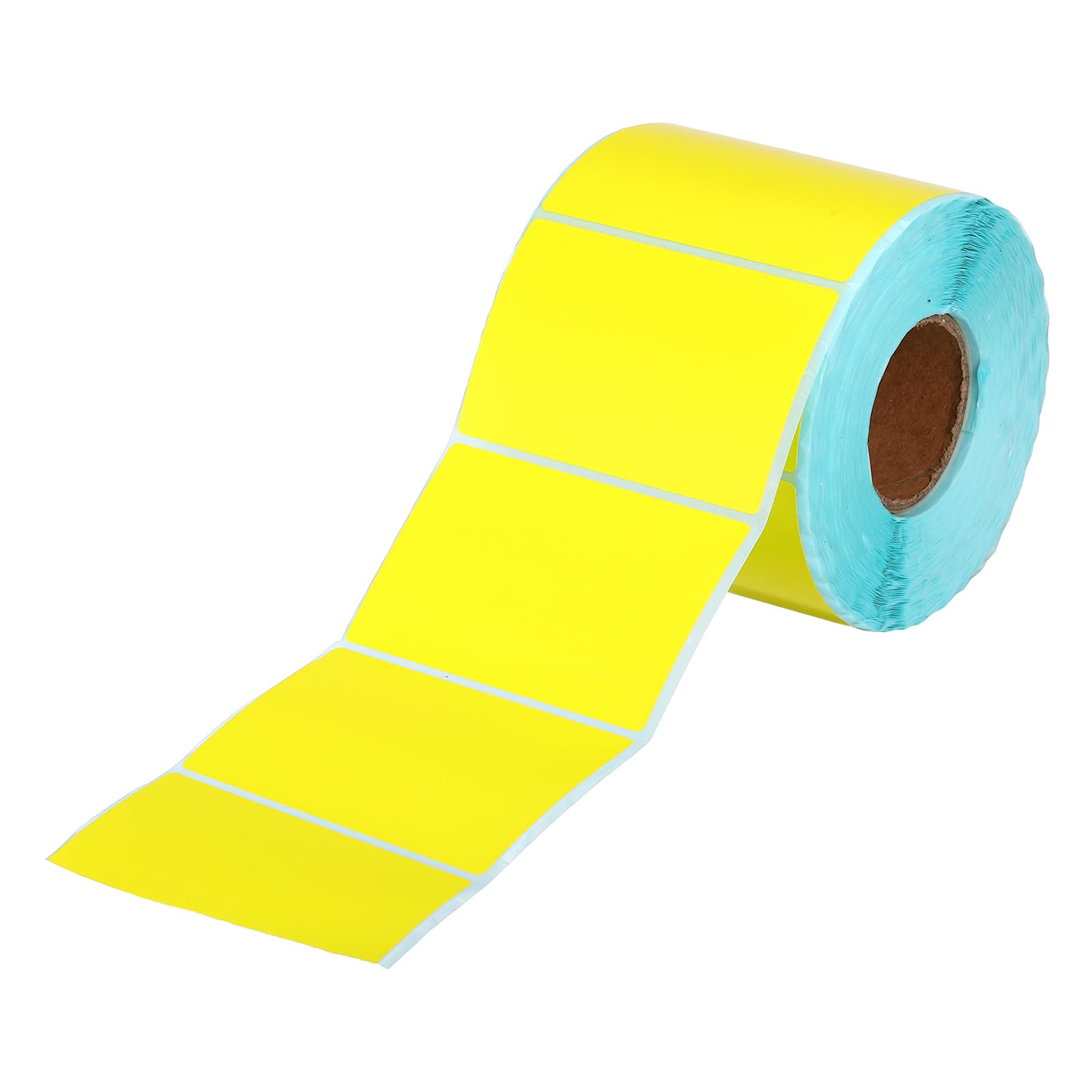 PATIKIL Thermal Labels, (5 x 8 CM, Yellow) (1000 Pcs), Color Direct Thermal Printer Sticker Self-Adhesive Barcode Label Paper, Suit for - Shipping Address/Mailing Name