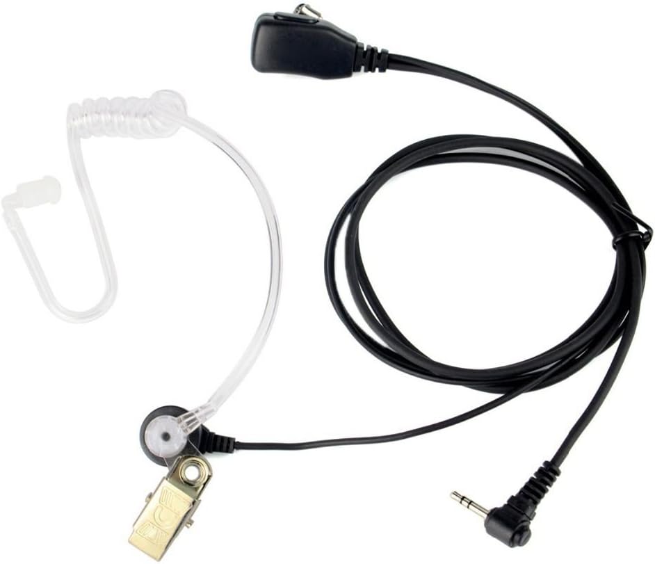 Kesilian YIDATON 1 Pin PTT MIC Noise Reduction Inera Walkie Talkie Earpiece For Motorola T270 T280 Ham Radio C9027A