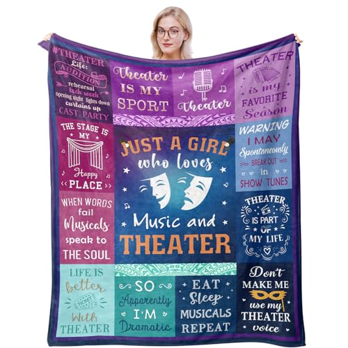 Solzien Musical Theater Gifts Blanket 50