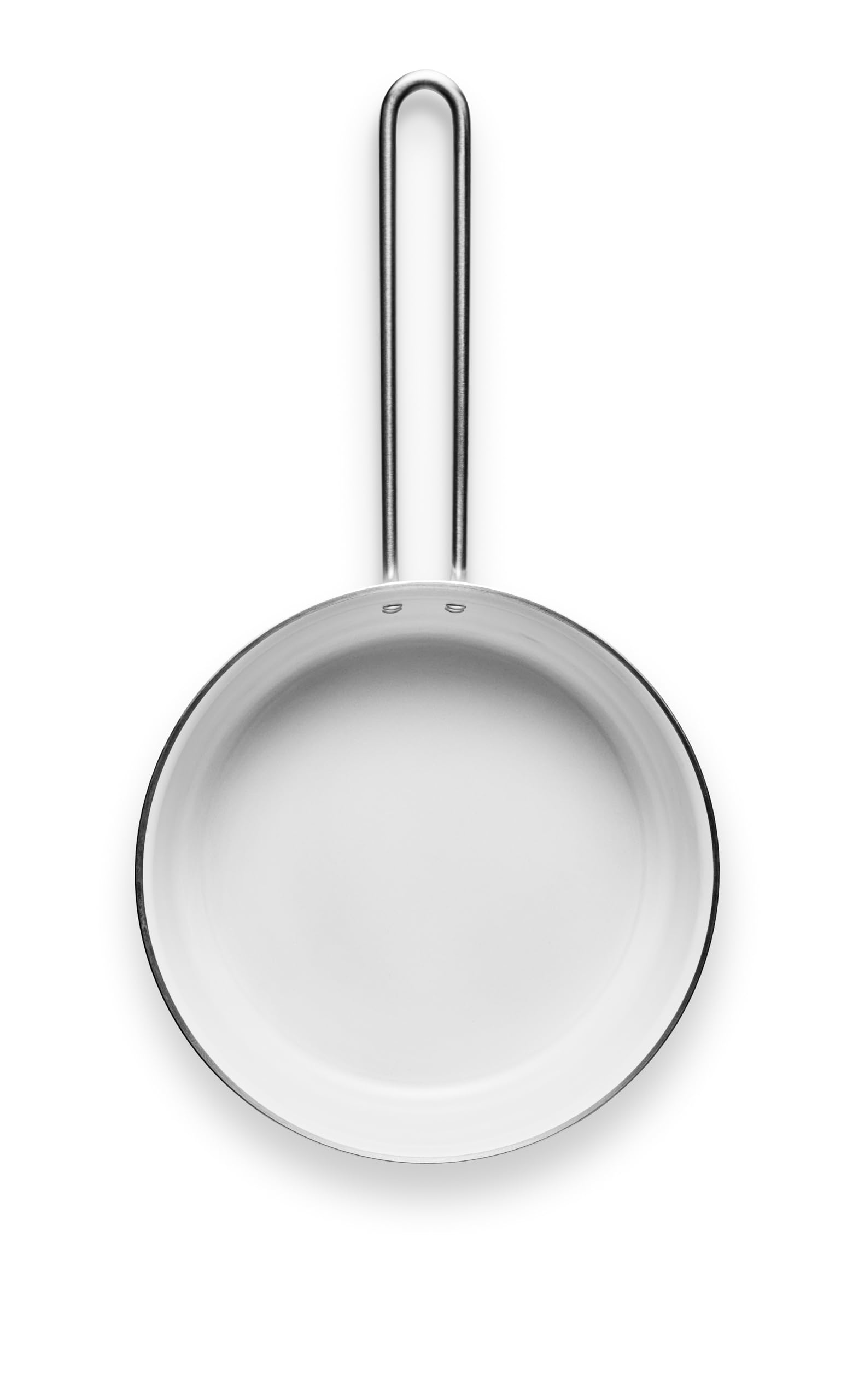 Eva Trio | White Line Casseruola da 24 cm con rivestimento antiaderente Slip-Let®, ideale per arrostire e saltare velocemente, bianco