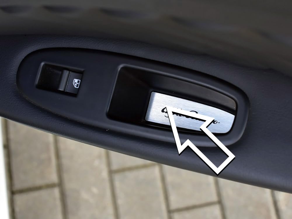 Copertura In Acciaio per Alfa_Romeo 159-4 Pezzi Emblema Targa Inox Metallo Spazzolato Interni Fatto Su Misura Decorazioni Tuning Accessori