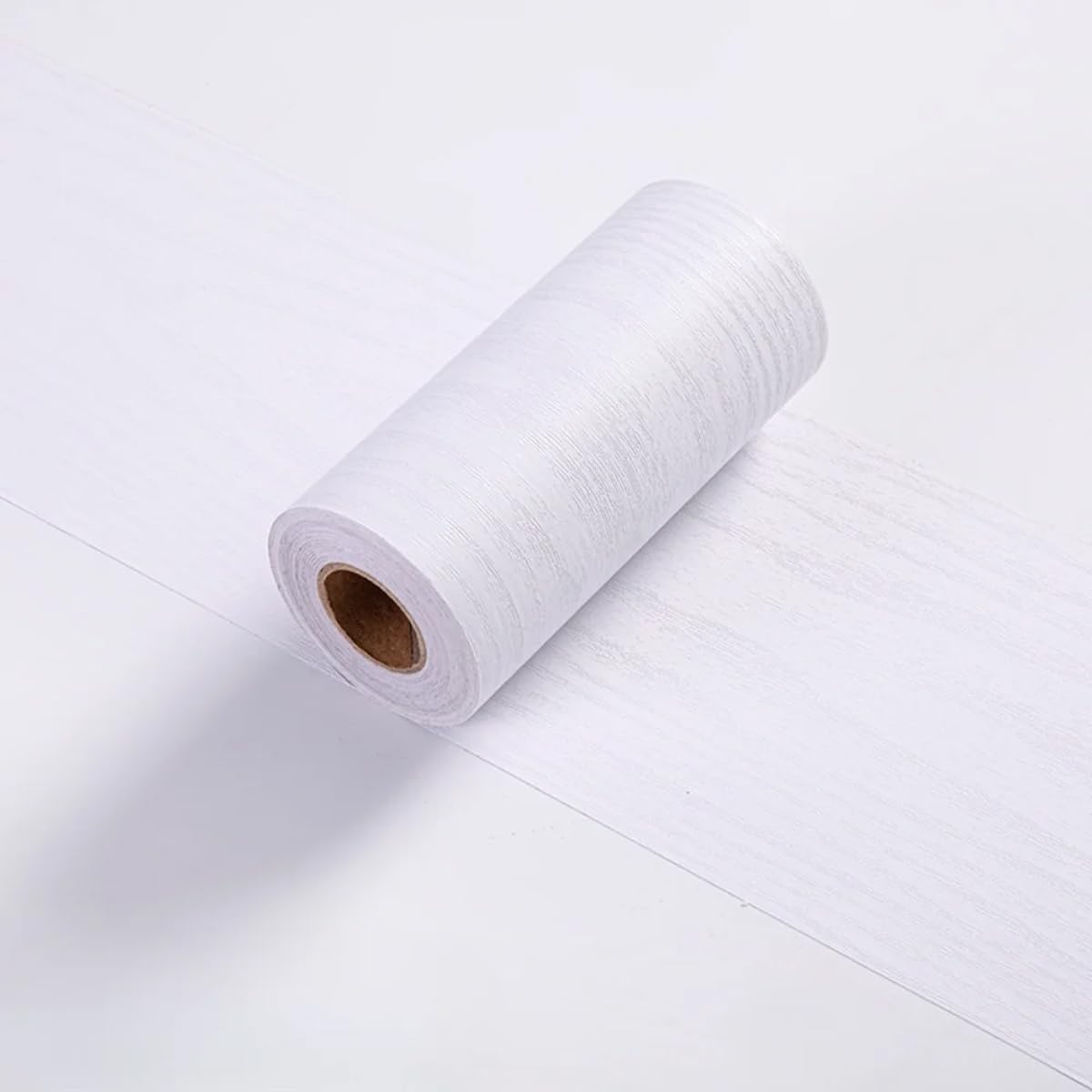 1 szt. 5 M tapeta z słojami drewna samoprzylepna taśma naprawcza(White Wood)