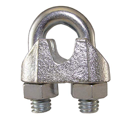 Image of Loos & Co. Cableware Division CP2-10P Wire Rope Clip Galvanized for 5 /16 inch Wire Cable Diameter